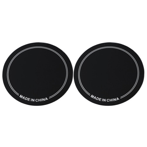 Practice & Performance 2PCS PET Wear-Resistant Drum Head Patch Protector Black 2