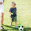 Elastic Nylon Folding Football Kick Trainer for Practice Green 8