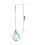 Elastic Nylon Folding Football Kick Trainer for Practice Green 2