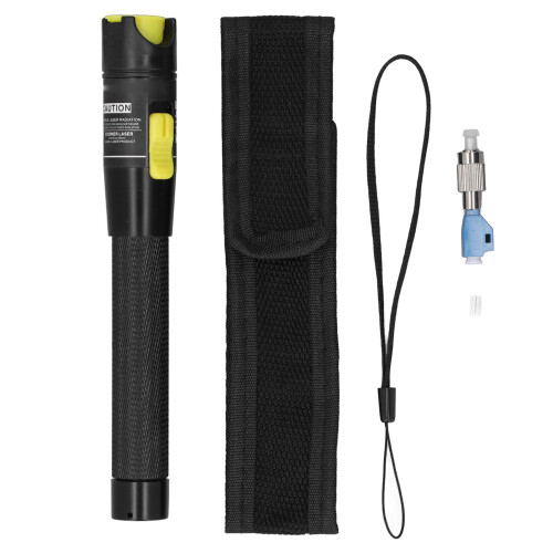 Energy Saving 50km Fiber Optic Cable Tester Pen with Storage Pouch 2