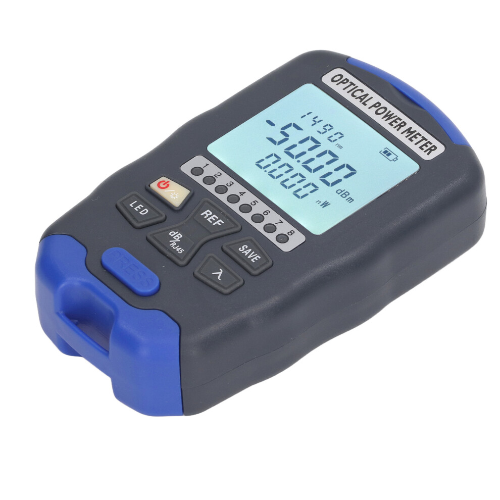 Optical Fiber Power Meter 30Km Source 3-In-1 Cable Tester Red/Light 8721336337494