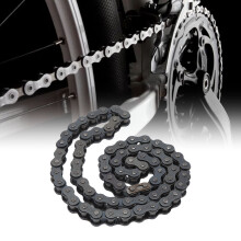 E-Bike Kette Stahl 420 106 Glieder E-Bike Kette zum Austausch Schwarz