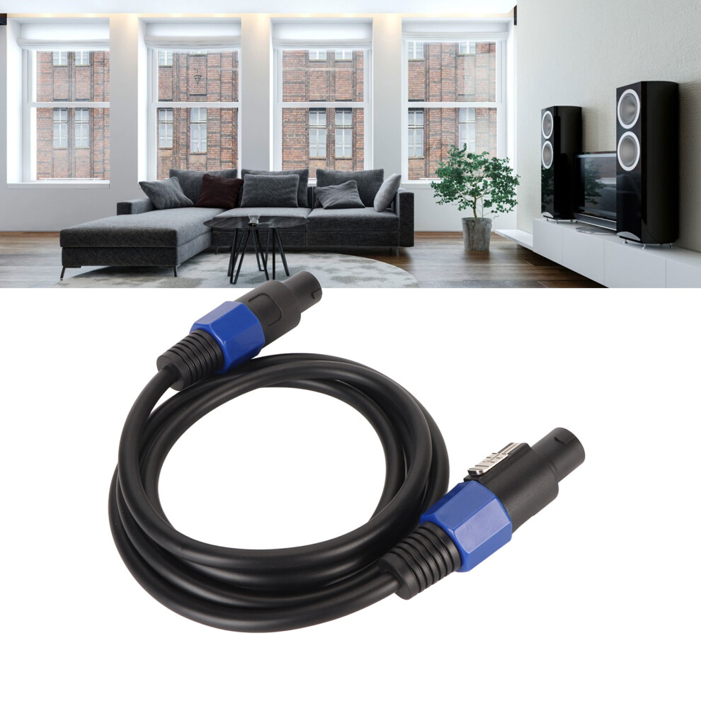 6Ft Male To Male Speaker Connection Cable Twist Lock Power Amplifier Cord 8741336343158