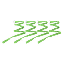 4 Stück Kayak-Paddelriemen Super Elastisch Anti-Verlust Tragbares Nylon Kanupaddel-Leine für Drift-Surfen Grün
