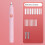 Electric Eraser with 20 Refills, Adjustable Length, Battery Powered, Roseate 7