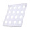 Clothes Organizer Tray PP Folding Storage Shelf White, 105g 12