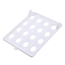 Clothes Organizer Tray PP Folding Storage Shelf White, 105g