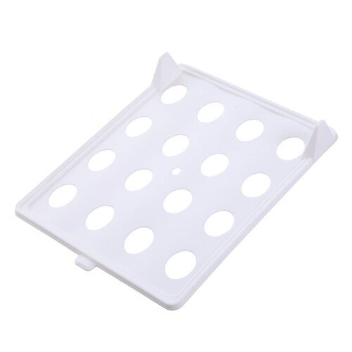 Clothes Organizer Tray PP Folding Storage Shelf White, 105g