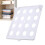 Clothes Organizer Tray PP Folding Storage Shelf White, 105g 5