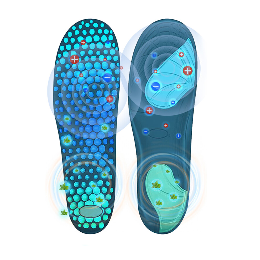 Ice Silk Cooling Insoles: Comfortable Breathable & Anti Slip Shoe Inserts