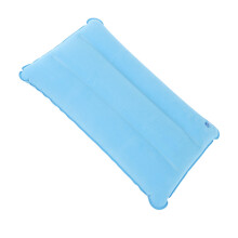 Inflatable PVC Pillow for Camping Hiking Backpack Sky Blue 440x270mm