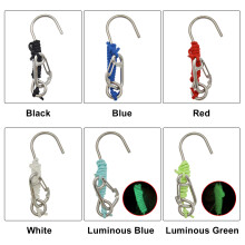 Reef Drift Hook Tauchen 316 Edelstahl Reef Drift Hook mit geflochtenem Seilbändsel