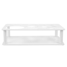 Barista-Set Stand Abnehmbar Platzsparend Geruchlos Mehrzweck Kunststoff Bar-Tool-Halter für Bar Zuhause Weiß Groß