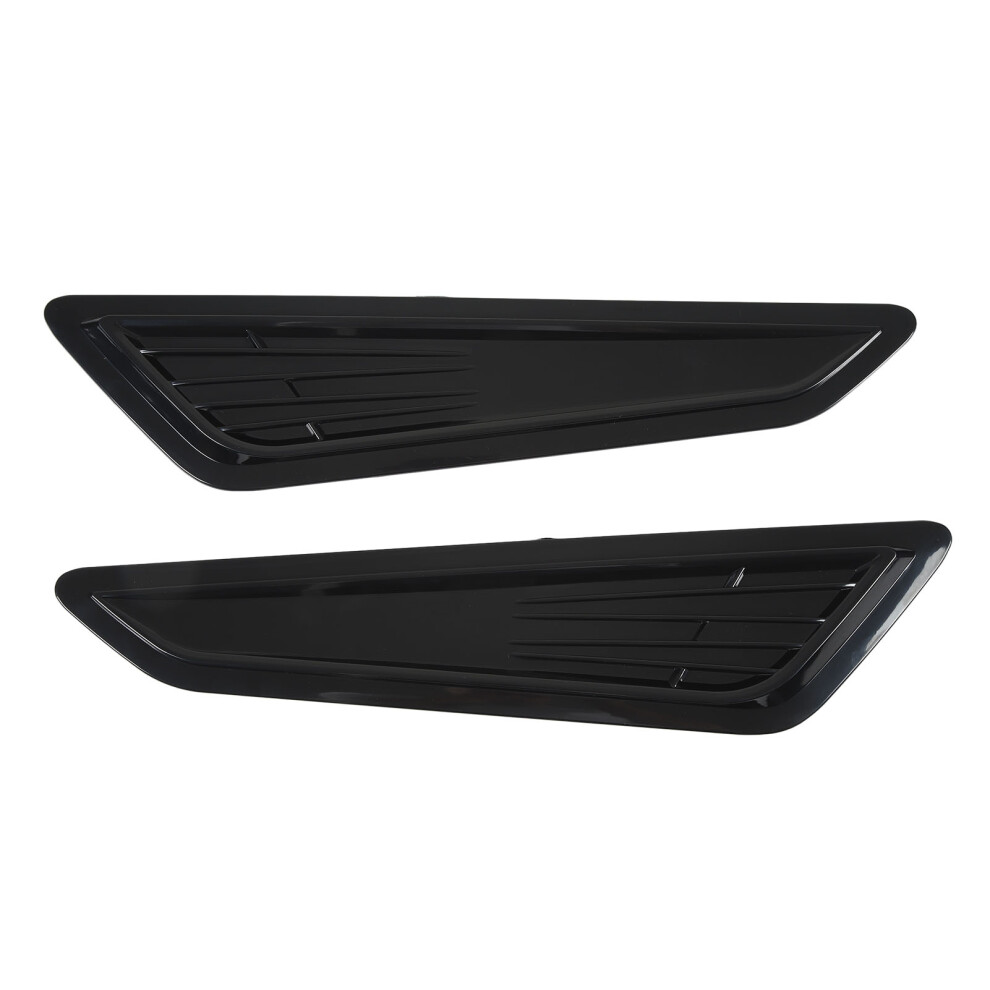 2 Pcs Hood Vent Cover For Camaro Lt, 1Lt, 2Lt, Rs 2016+ Black 8301336373502