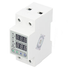Digitalanzeige 2P Spannungswächter Automatischer Rücksetzer Über-Spannungsschutzgerät AC220V 40A