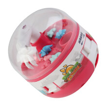 Kids Mini Doll Grabber Machine Toy, Electric Dinosaur, Red Plastic
