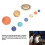 Solar System PVC Model 9 Planets Space Toy Kids Learning & Desktop Decor 4