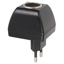 Leistungsadapter AC 100‑240V auf DC 12V 1,5A Zigarettenanzünder-Adapter zum Laden EU-Stecker