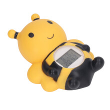 Baby Bath Thermometer Bee Shape Waterproof 0‑60C Alarm & Backlight