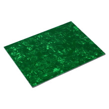 Gitarren-Pickguard PVC Zelluloid Tragbarer Elektrischer Bass Kratzplatte Abdeckung Rückplatte Blatt Grün Perle