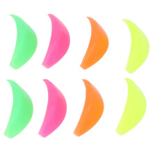 4 Paar Wimpern-Lift-Schalen, gemischte Farben, wiederverwendbar,Weiche Wimpern-//Künstliche Wimpern-Extension-Klammer für SchönheitsSalon