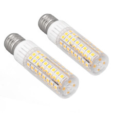 2 Stück E17 Mikrowellen-Glühbirne 100 LEDs PC E17 100‑240V LED Mikrowellen-Backofen Herdleuchte Warmweißes Licht
