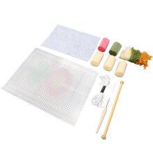 Latch Hook DIY Coaster Kit, Soft Touch, Lightweight & Portable