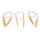 Wooden Circular Knitting Needles Set 3-Pieces, 31.5in, Assorted Sizes 14