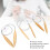 Wooden Circular Knitting Needles Set 3-Pieces, 31.5in, Assorted Sizes 4