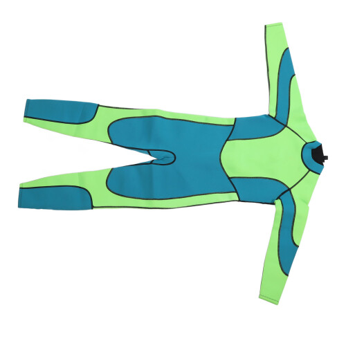 Kids Wetsuit Green Long Sleeve 2.5MM Warm Keeping 2