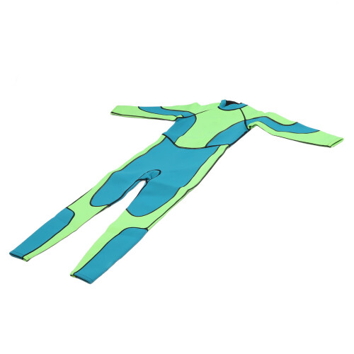 Kids Wetsuit Green Long Sleeve 2.5MM Warm Keeping 1