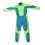Kids Wetsuit Green Long Sleeve 2.5MM Warm Keeping 1