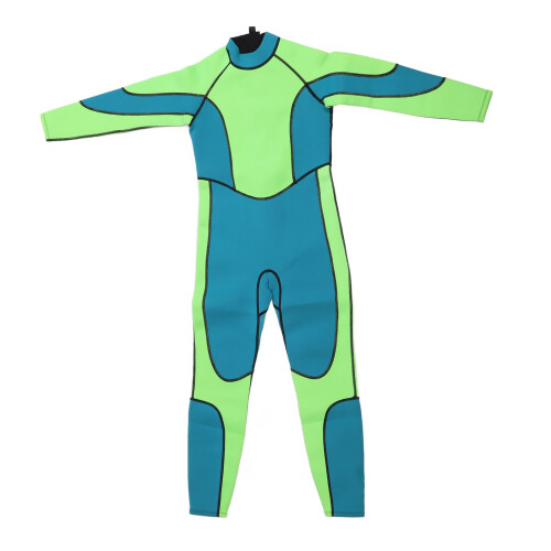 Kids Wetsuit Green Long Sleeve 2.5MM Warm Keeping