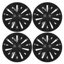 4 Pcs 19 Inch Wheel Hub Cap Matte Black Wheel
