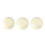 3Pcs Guitar Control Knob Set Ivory White Plastic Volume & Tone Replacement Kit 8