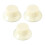 3Pcs Guitar Control Knob Set Ivory White Plastic Volume & Tone Replacement Kit 14