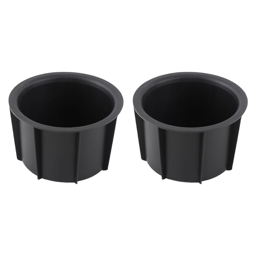 2Pcs Center Console Cup Holder Insert Abs 9121376257605
