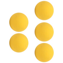 Set aus 5 Gummibällen 6cm Gelb