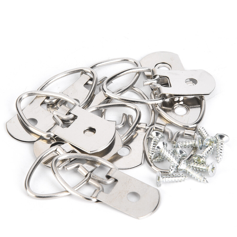 50Pcs Picture Frame Hanger Iron Photo Wall Hanging 9121376258022