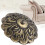 30Pcs Upholstery Nail Retro Flower Shape Cyan 5
