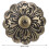30Pcs Upholstery Nail Retro Flower Shape Cyan 7