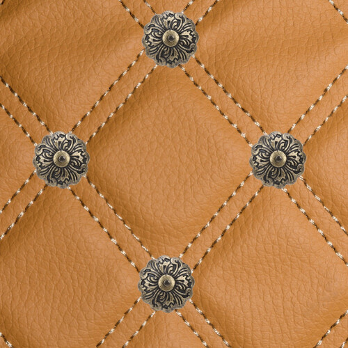 30Pcs Upholstery Nail Retro Flower Shape Cyan 1