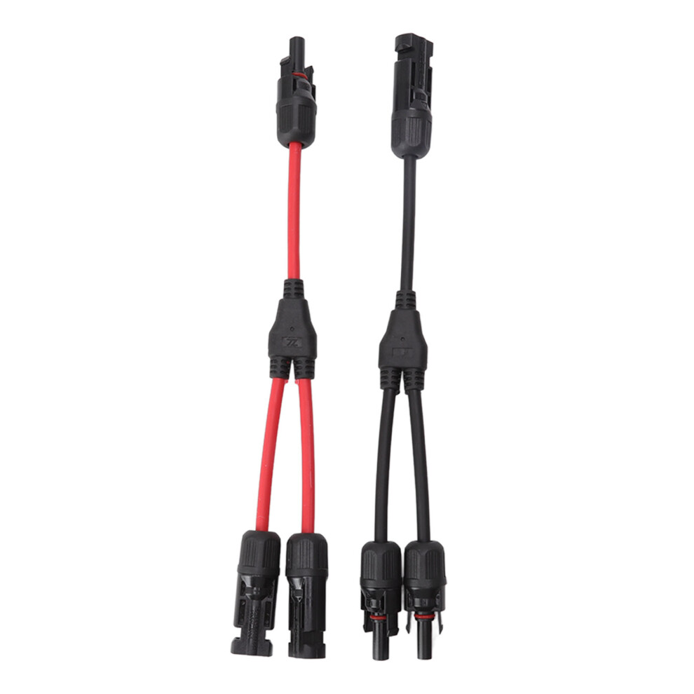 2 Pcs Y Branch Solar Connectors 1 To 2 Splitter 9121376258145