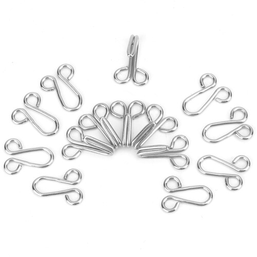 10 Pcs Fur Coat Hook Fasteners Sew for Over Coat 1