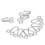 10 Pcs Fur Coat Hook Fasteners Sew for Over Coat 5