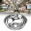 360mm Diameter Round Bar Sink Stainless Steel 11
