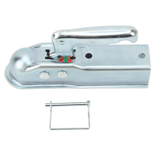 Straight Tongue Trailer Coupler 50mm Hitch Ball