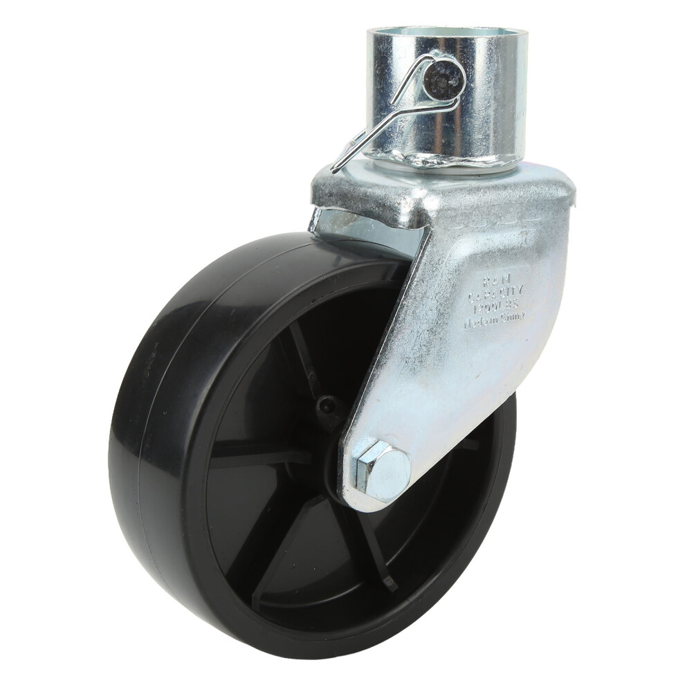 6In Trailer Swirl Jack Caster Wheel 1200 Lbs 9121376260421