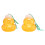 2 Pack Orange Gourd-Shaped Wasp Traps for Gardens and Patios 2