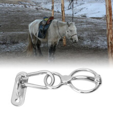 Stainless Steel Horse Tie Ring for Training & Safety - Easy to Install